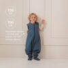 Meyco 100% Βαμβακερός Υπνόσακος 2.5 Tog με Ποδαράκια Classic Indigo (9 μηνών-5 ετών)