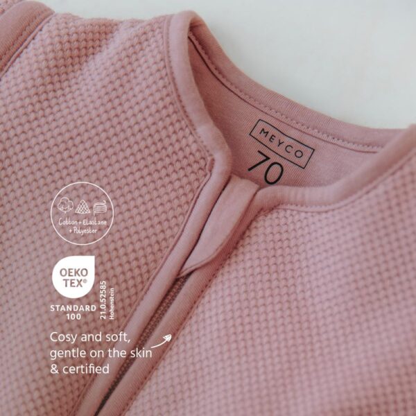 Meyco 100% Βαμβακερός Υπνόσακος 2.5 Tog με Ποδαράκια Classic Purple Pink (9 μηνών-5 ετών)