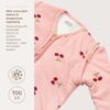 Meyco Υπνόσακος Cherry Soft Rose με αποσπώμενα μανίκια (O-5ετών)