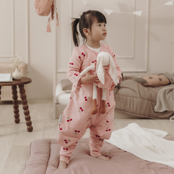 Meyco Υπνόσακος Cherry Soft Rose με αποσπώμενα μανίκια και ποδαράκια