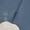 Meyco 100% Βαμβακερός Υπνόσακος 2.5 Tog με Ποδαράκια Classic Indigo (9 μηνών-5 ετών)
